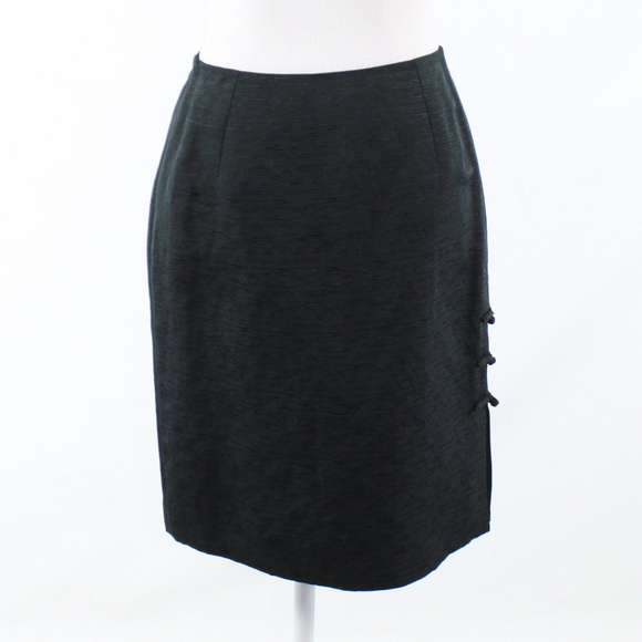 Vera Cristina Dresses & Skirts - Vera Cristina black dyed silk skirt 4